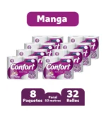 Manga De Papel Higiénico "Confort" 32x50m