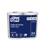 Manga De Toalla De Papel Tork 16 Rollos x 24 metros, Doble Hoja - Imagen 2