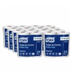 Manga De Toalla De Papel Tork 16 Rollos x 24 metros, Doble Hoja