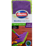 Repuesto Mopa Plana Dual Microfibra 35cm Virutex