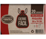 Bolsa De Basura Cierre Facil 50x70cm Virutex - Imagen 2