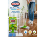 Kit Virutex Mopa Plana Húmeda-Seca + 4 Repuestos Mango Extendible - Imagen 3