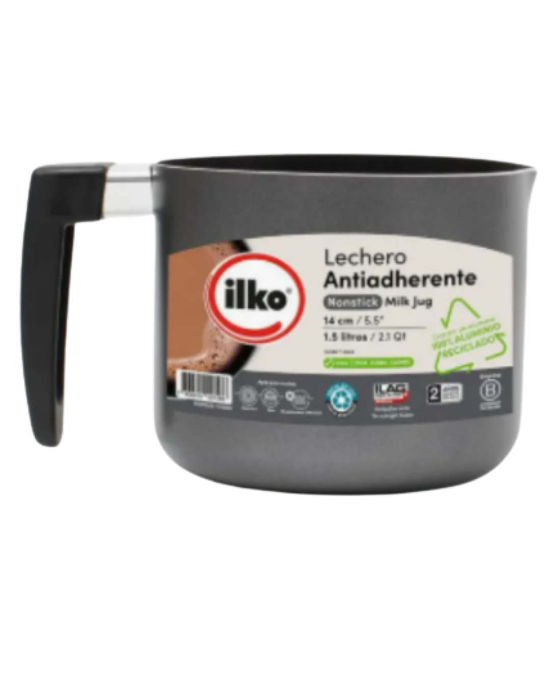 34 Lechero Antiadherente Ilko 1.5 Ltrs Tecnología Suiza - Imagen 1
