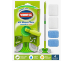 Kit Virutex Mopa Plana Húmeda-Seca + 4 Repuestos Mango Extendible - Imagen 2